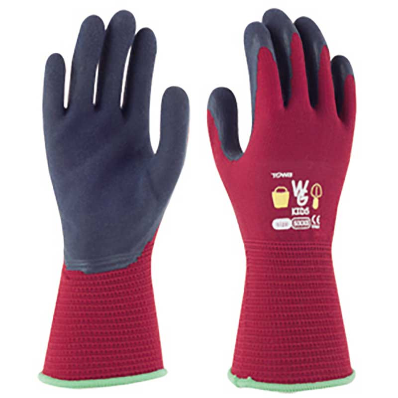 Gants Kids - bordeau (taille 05)