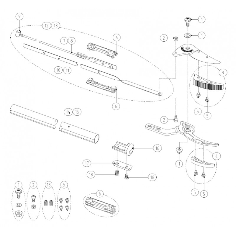 Pièces détachées ARS160ZF ARS180ZF