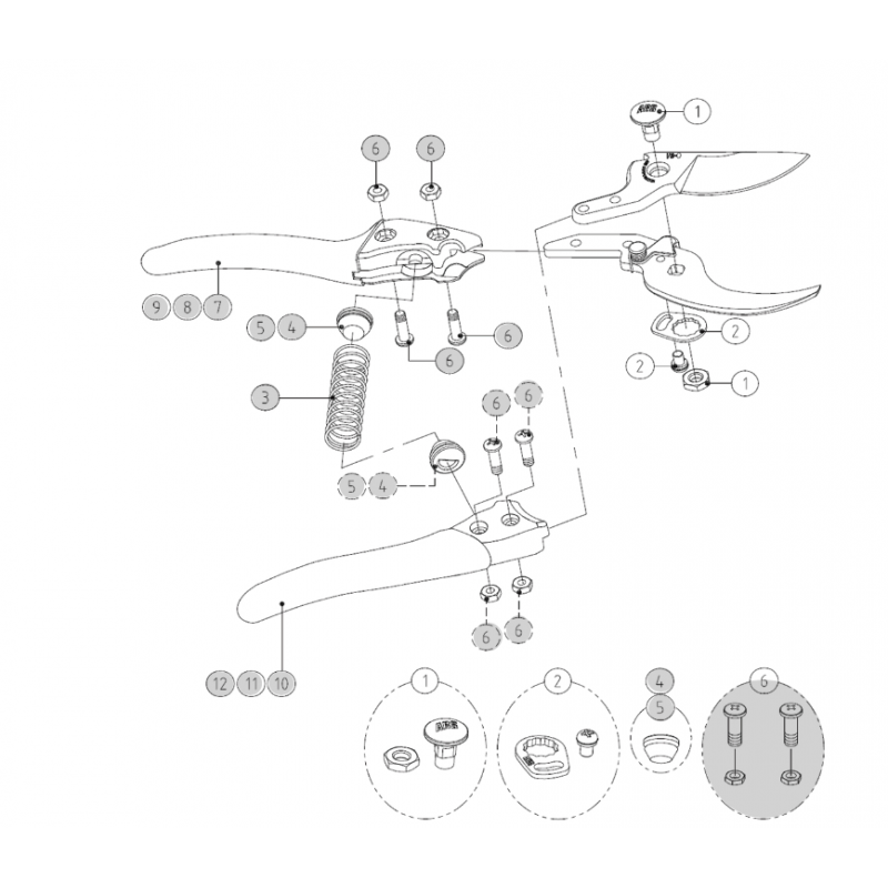 Pièces détachées ARSVS-7XZ / 8XZ / 9XZ