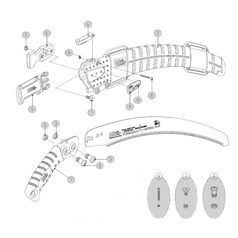 Pièces détachées ARSCT-37PRO / UV-37PRO