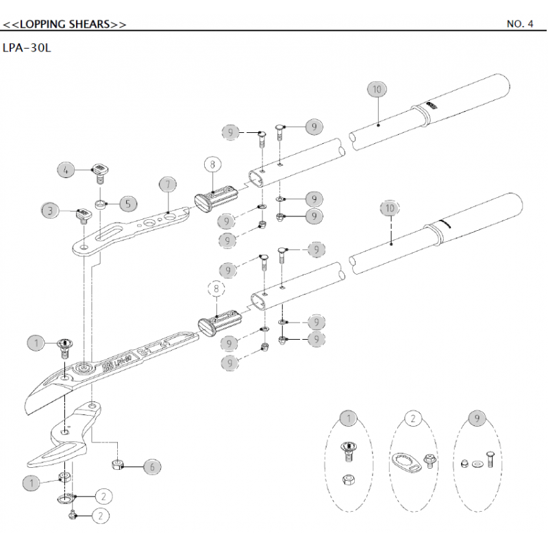Pièces détachées ARSLPA-30L