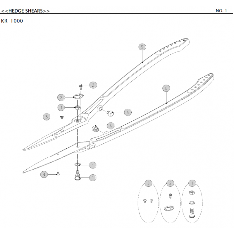 Pièces détachées ARSKR-1000