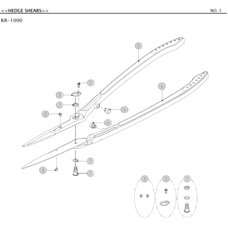 Pièces détachées ARSKR-1000